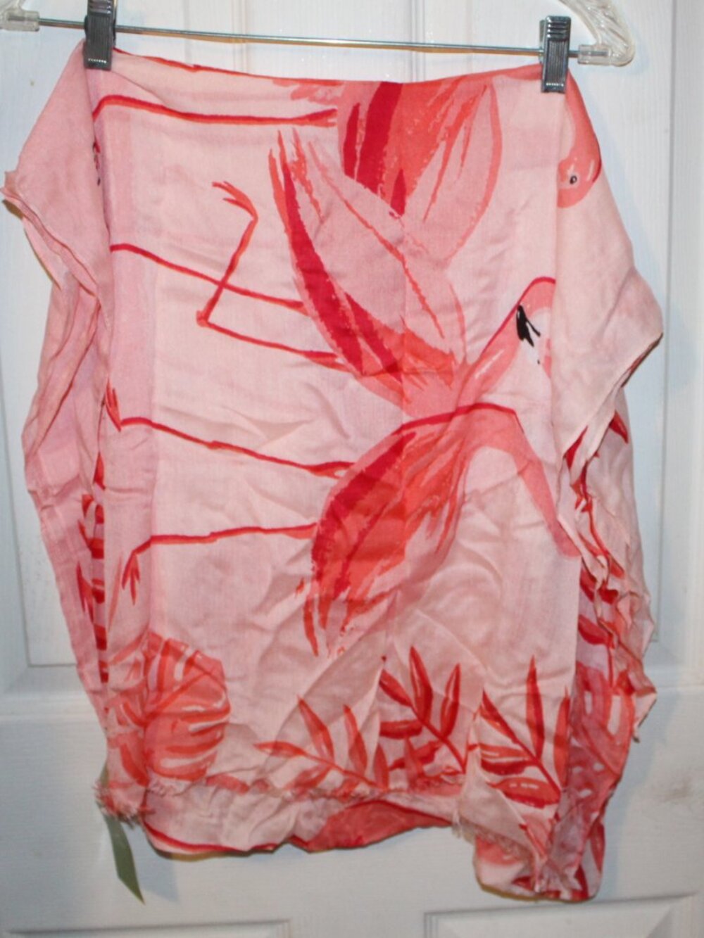 NWT Kate Spade Flamingo "Strut Your Stuff" Scarf! Darling!